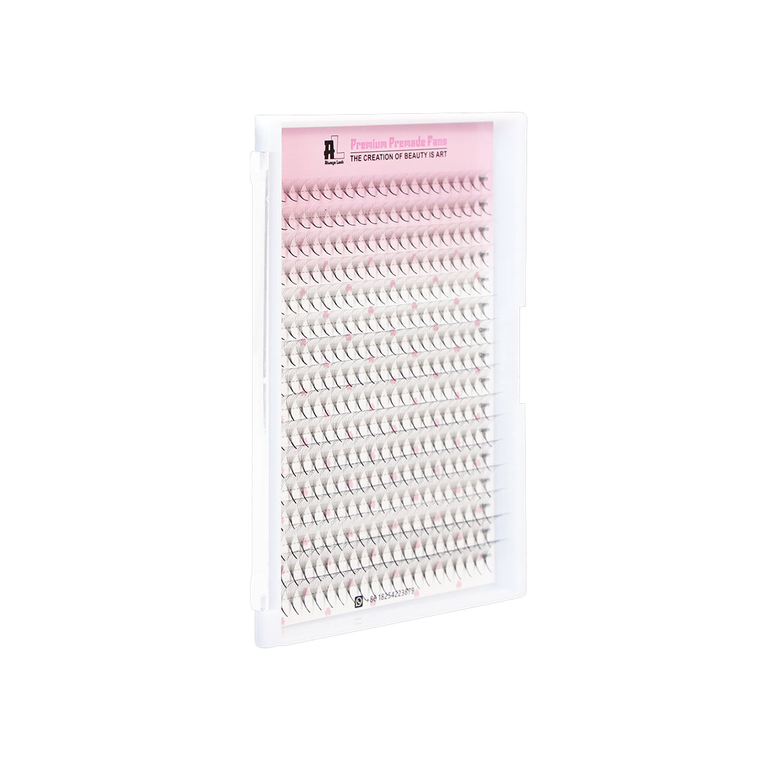 8D Large Tray 352 Fans 0.05mm Pointy Base Premade Volume Fans Lashes