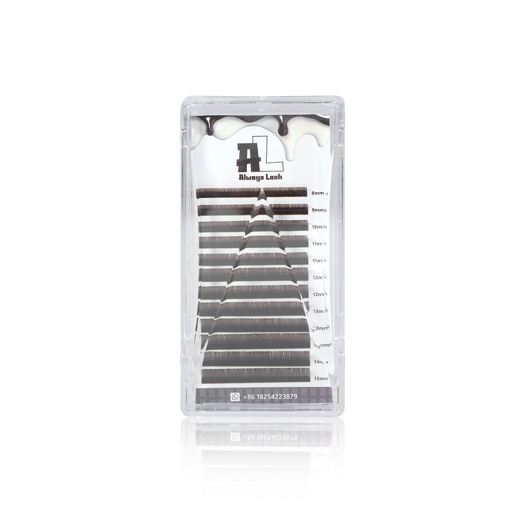 Always Dark Brown Colored Lash 0.05mm False Mink Eyelashes