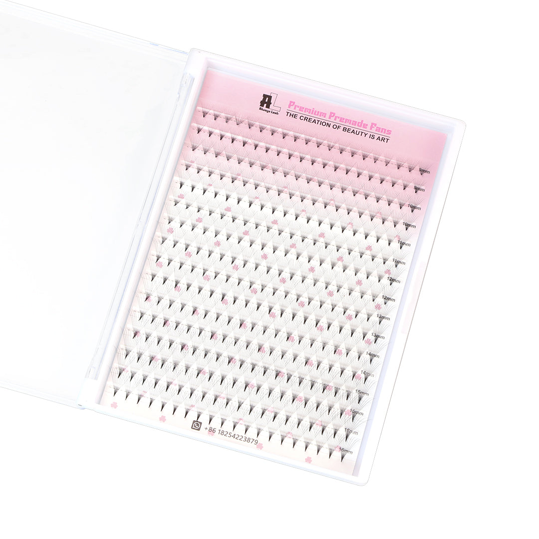 10D Large Tray 352 Fans 0.05mm Pointy Base Premade Volume Fans Lashes