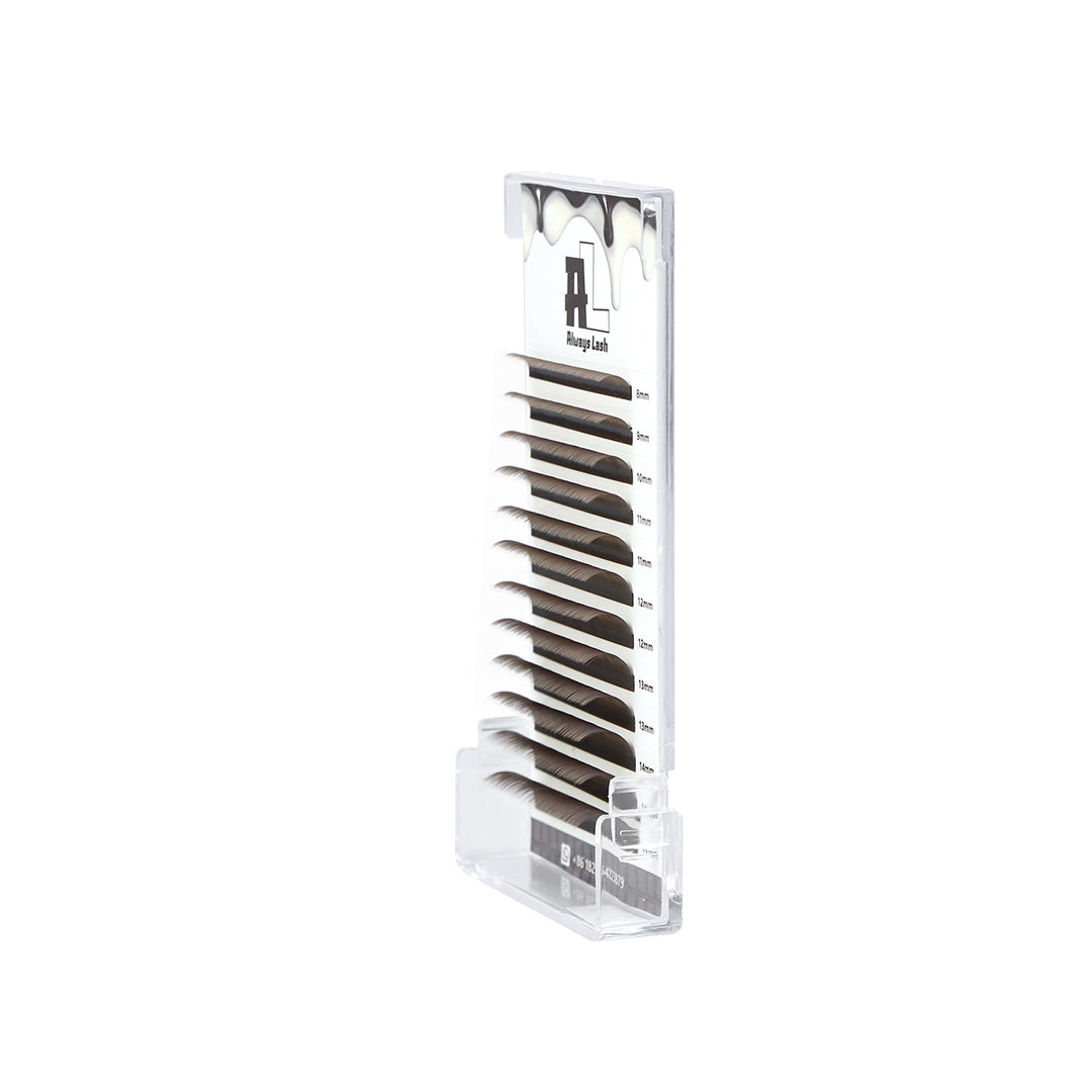 Always Dark Brown Colored Lash 0.05mm False Mink Eyelashes