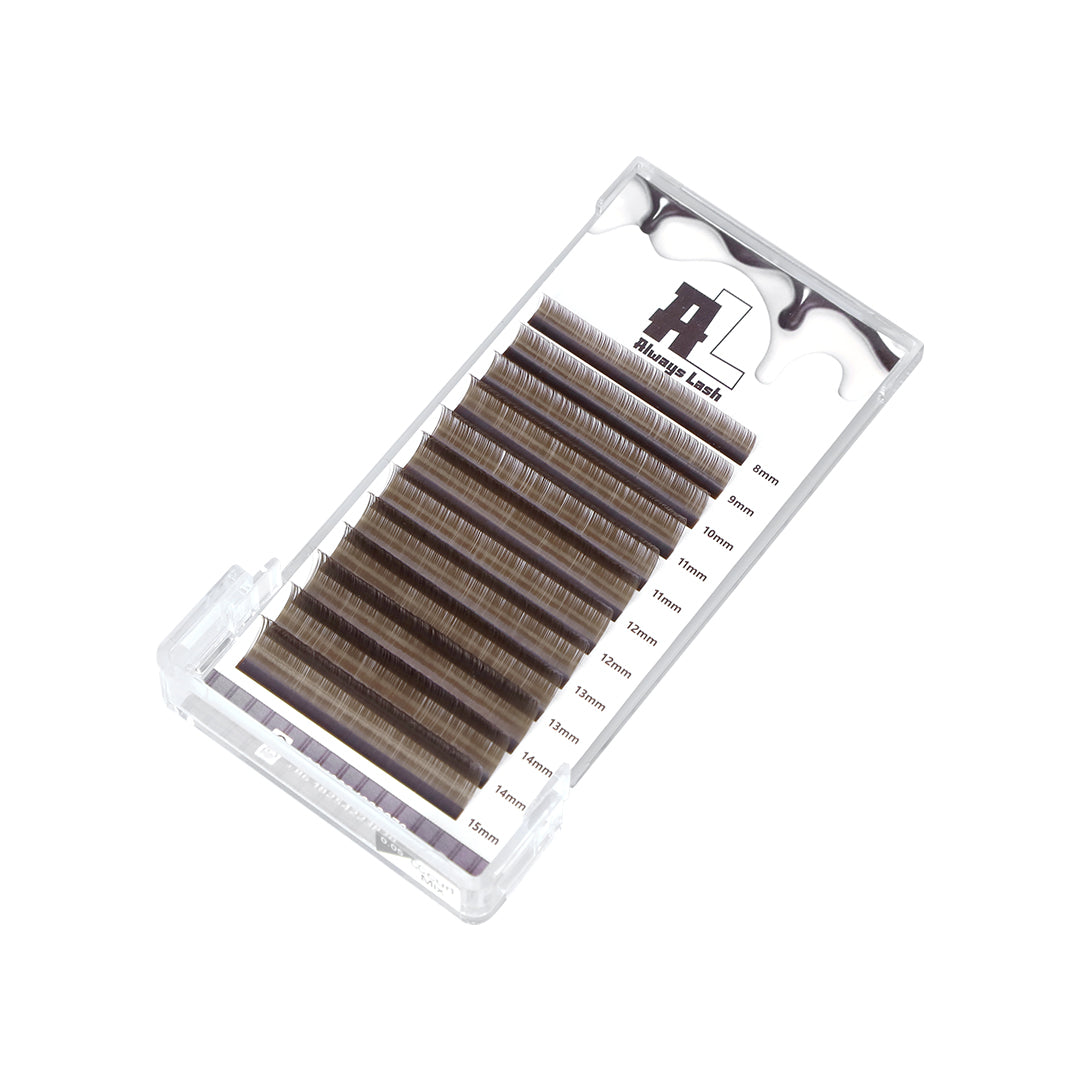 Always Dark Brown Colored Lash 0.05mm False Mink Eyelashes