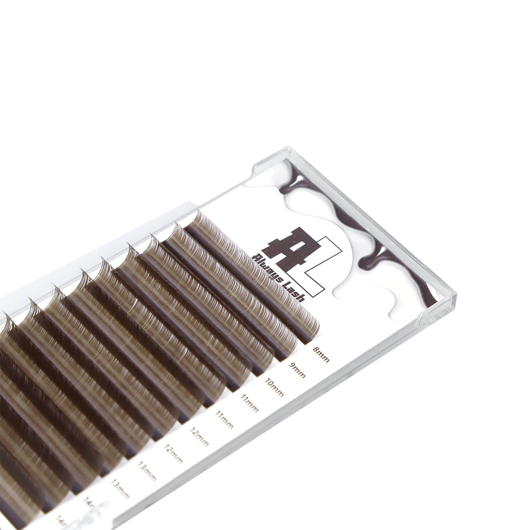 Always Dark Brown Colored Lash 0.05mm False Mink Eyelashes