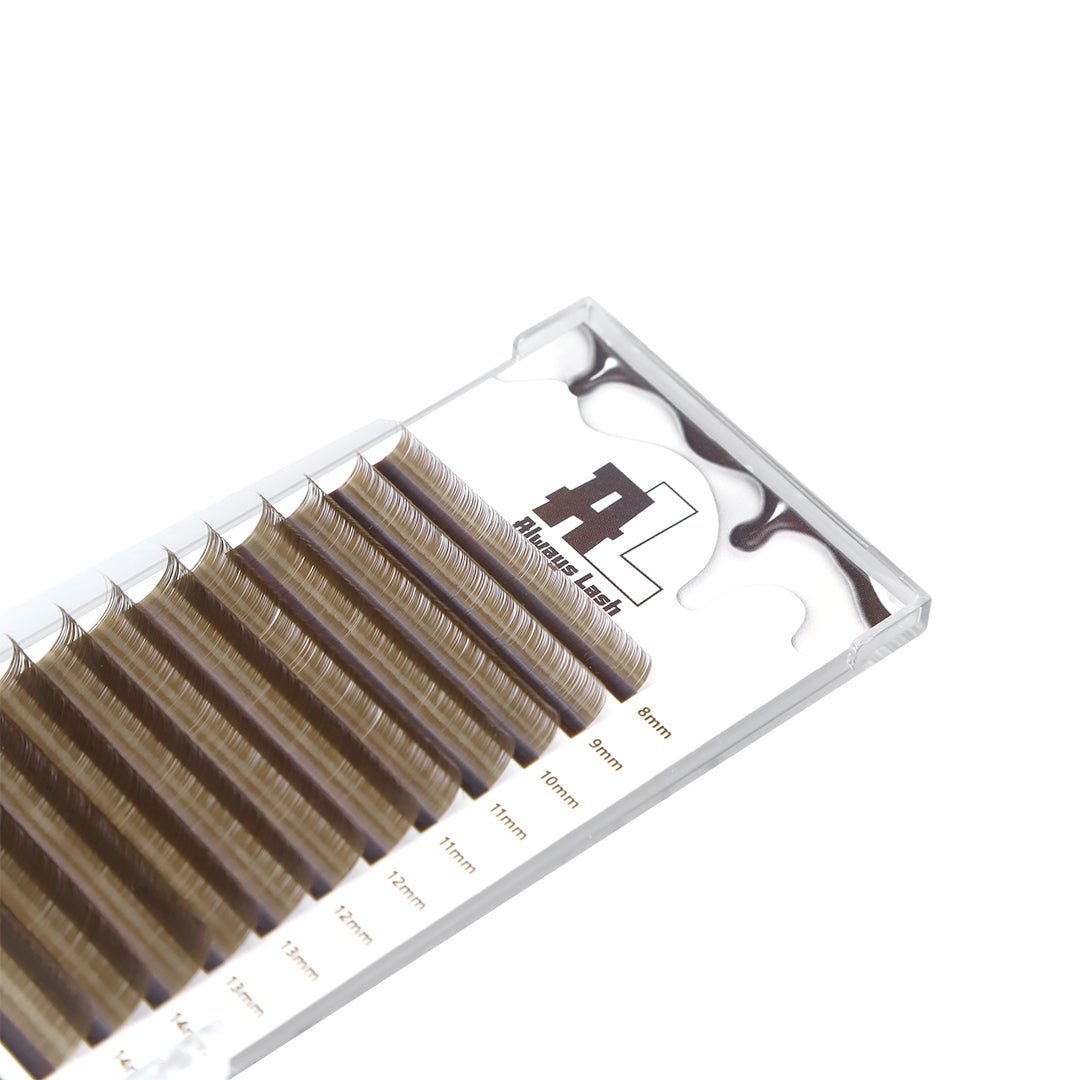 Always Light Brown Colored Lash 0.05mm False Mink Eyelashes