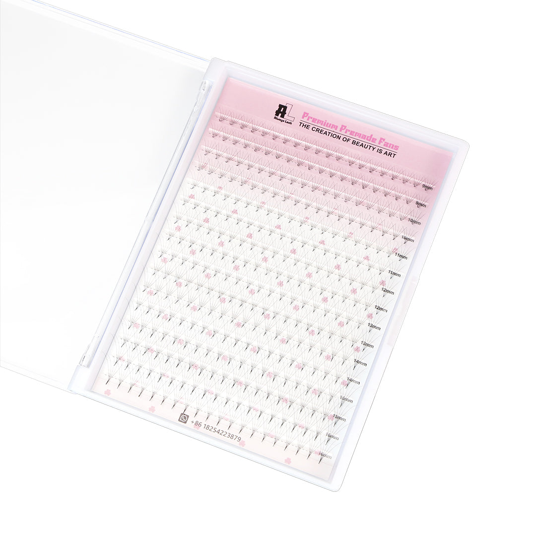 5D 0.07mm Large Tray 352 Fans Pointy Base Premade Volume Fans Lashes