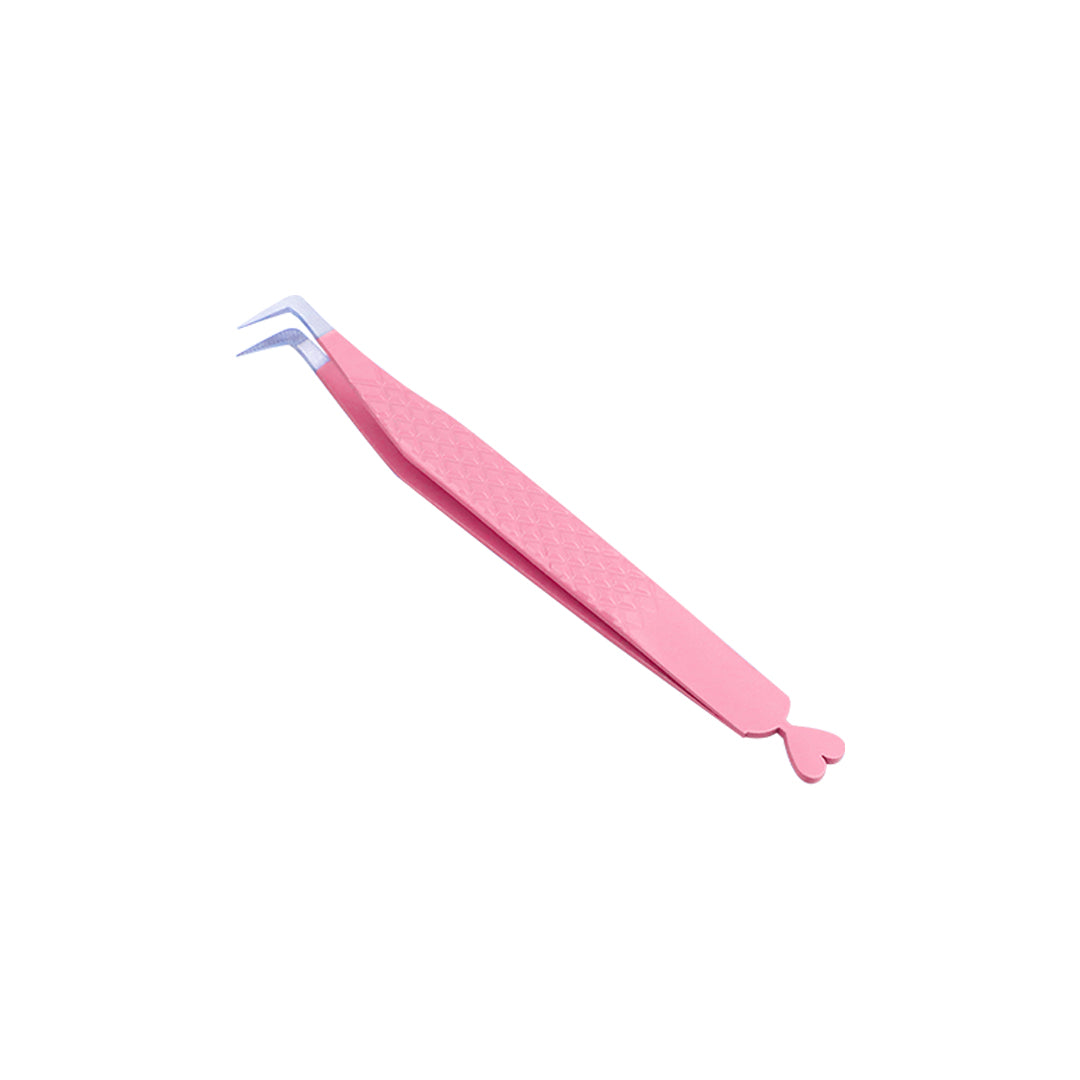 AL-Heart Series L-Angled Volume Tweezers